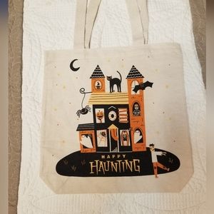 HALLMARK cotton fabric Halloween tote bag NWT